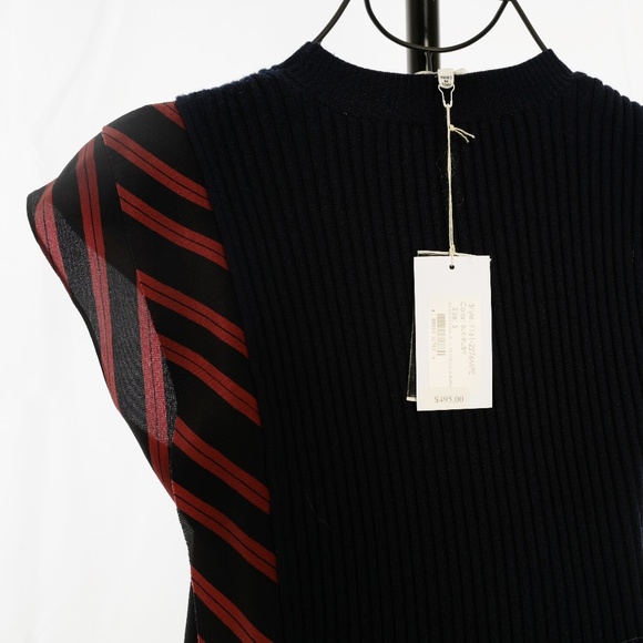 3.1 Phillip Lim Sweater/Printed Silk Ruffle Tank - Picture 5 of 9